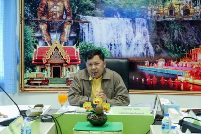 รองอธิบดีกรมส่งเสริมสหกรณ์ประชุมส่วนราชการในสังกัดพื้นที่จังหวัดตากเพื่อติดตามผลการขับเคลื่อนโครงการพัฒนาระบบกสิกรรมด้วยศาสตร์พระราชานำร่องลุ่มน้ำปิง