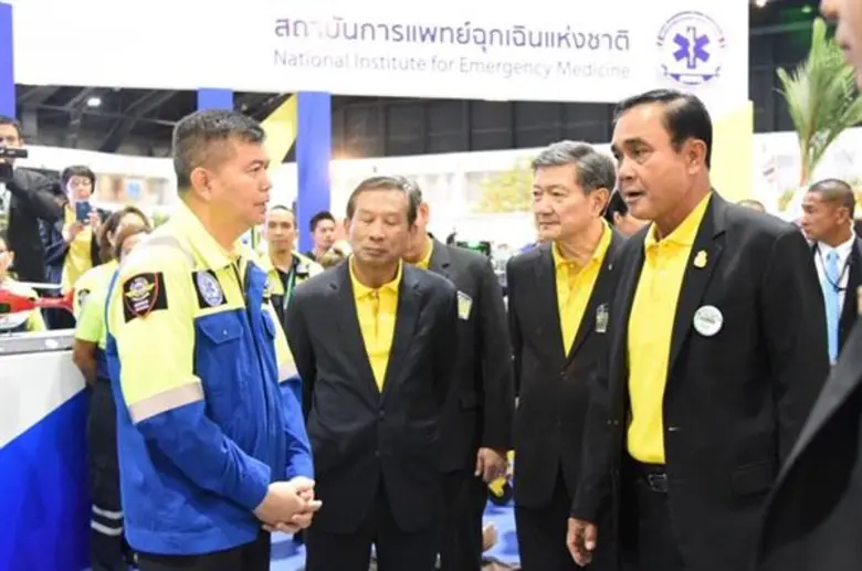 สพฉ.เปิดผลงาน 10 ปีที่ผ่านมา เร่งขับเคลื่อน ห่วงโซ่การรอดชีวิตก้าวต่อไปพร้อมชู ห้องเรียนออนไลน์สอนการทำ CPR และการใช้งานเครื่อง AED ที่ถูกต้อง เพื่อให้ความรู้แก่ประชาชนด้วย