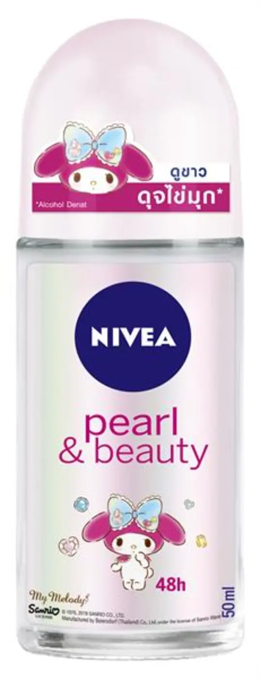 NIVEA x Sanrio Character Limited Edition ฟื้นฟูผิวใต้วงแขนด้วยโรลออนสุดคิ้วท์ 4 แบบ 4 ความน่ารัก