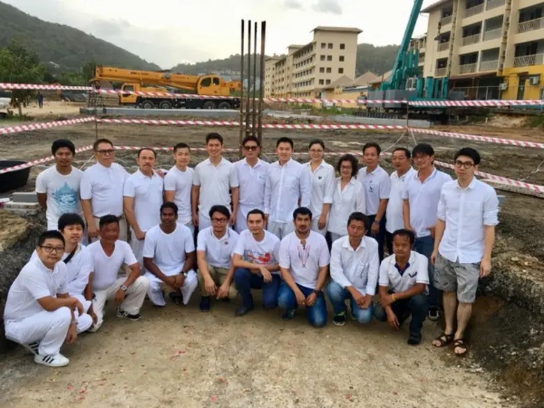 ภูเก็ต ฤกษ์ดี พิธีลงเสาเอก โรงแรม PAMOOKA...