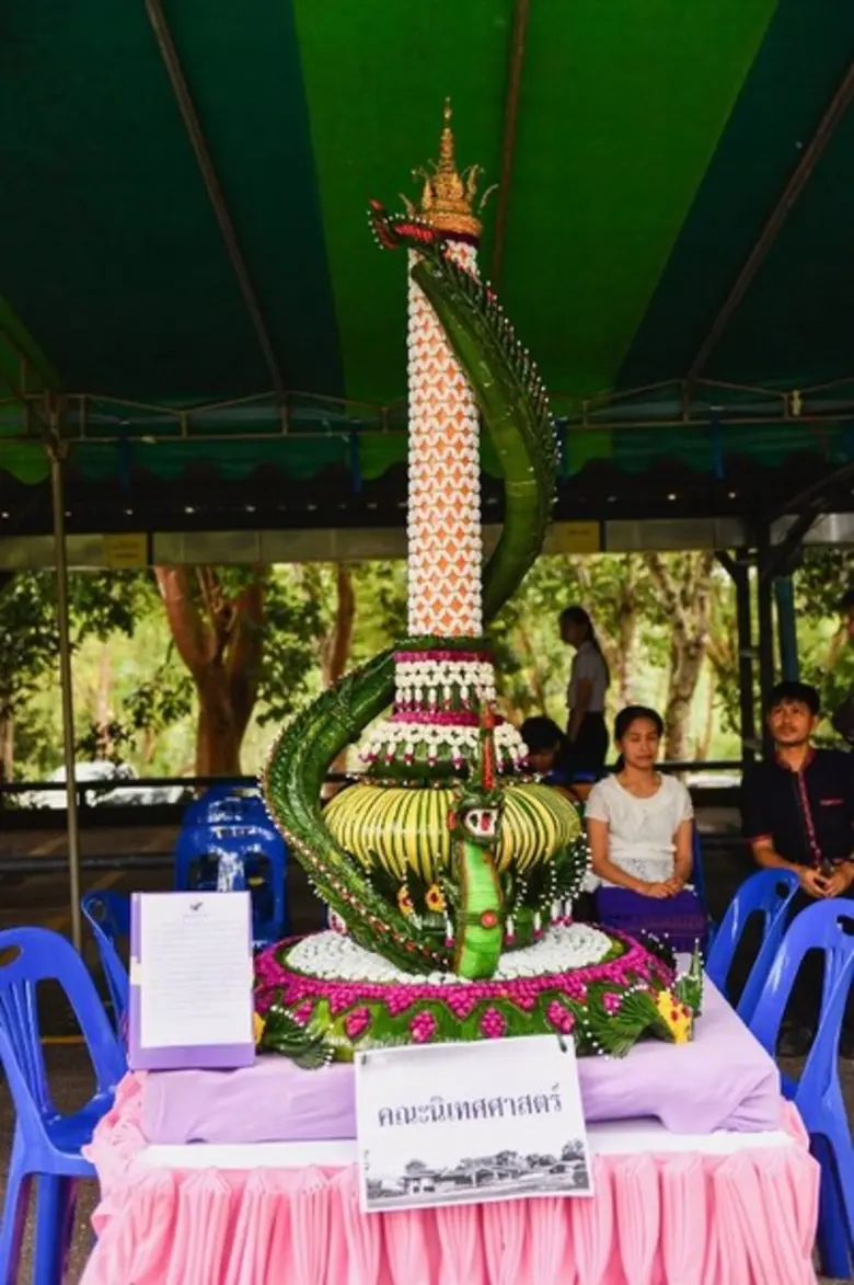 RBRU: นิเทศฯ มรภ.รำไพพรรณี คว้ารางวัลรองชนะเลิศอันดับ 1 การประกวดต้นเทียนพรรษา ประจำปีพุทธศักราช 2561