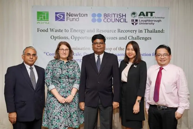 อังกฤษ-ไทย เปิดตัวนวัตกรรมเครื่องย่อยขยะจากอาหารเป็นพลังงานไฟฟ้าแก้ปัญหามลพิษระดับชุมชน