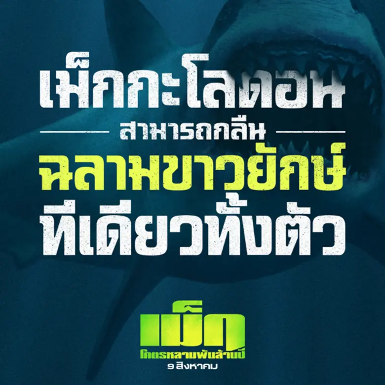 เรื่องน่ารู้ก่อนดู The Meg – โคตรหลามพันล้านปี 9 สิงหาคมในโรงภาพยนตร์