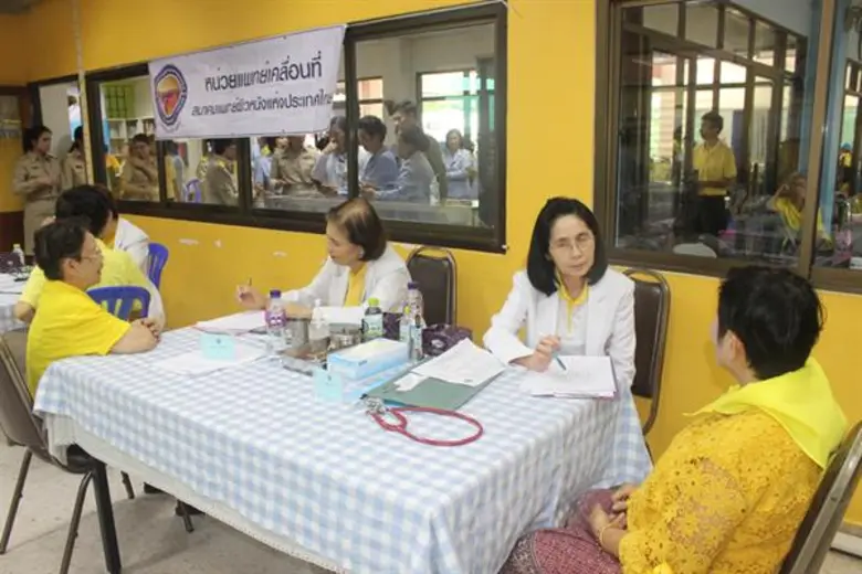 สมาคมแพทย์ผิวหนังรำลึกพระคุณของแม่ จัดหน่วยแพทย์เคลื่อนที่รักษาผู้ป่วยสูงอายุที่บ้านบางแค 2