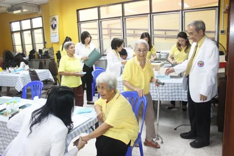 สมาคมแพทย์ผิวหนังรำลึกพระคุณของแม่ จัดหน่วยแพทย์เคลื่อนที่รักษาผู้ป่วยสูงอายุที่บ้านบางแค 2