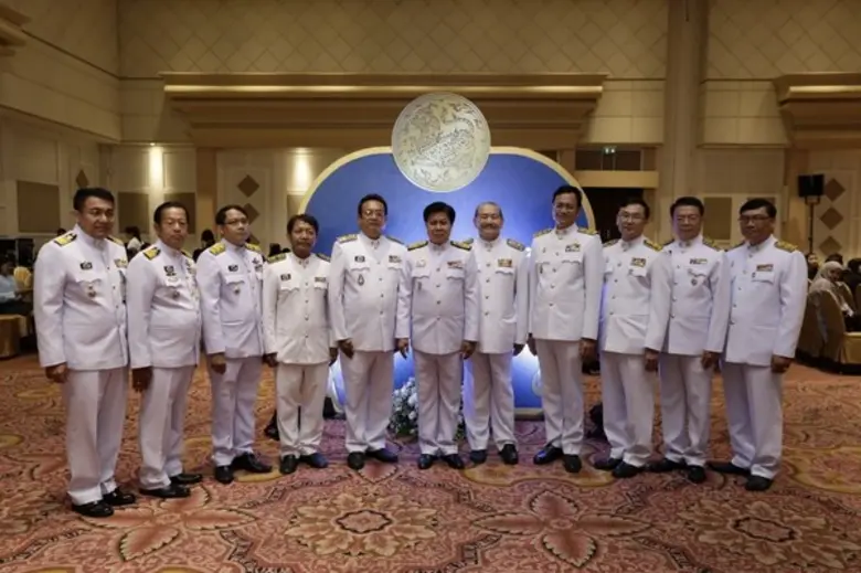 นายสุธี มากบุญ รัฐมนตรีช่วยว่าการกระทรวงมหาดไทย เป็นประธานในพิธี วันกำนันผู้ใหญ่บ้าน