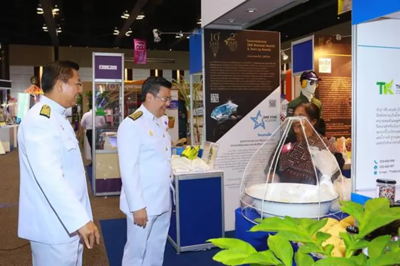 สสว. นำ 5 SME แสดงผลงานใน Thailand Research Expo 2018