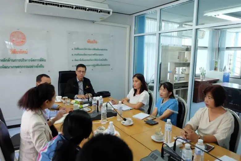 ผู้ตรวจราชการกรม และคณะลงพื้นที่ตรวจราชการ รอบที่ 2 เพื่อติดตามความก้าวหน้าการดำเนินงาน ณ ส.ป.ก.นครราชสีมา