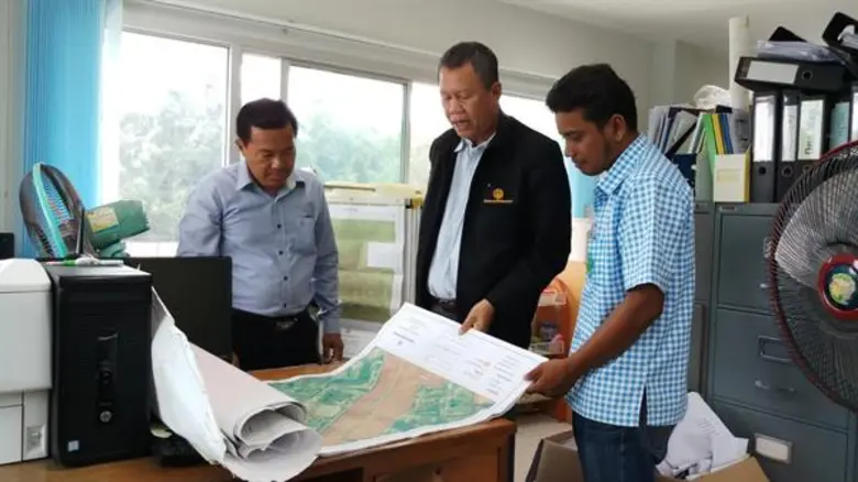 หัวหน้าผู้ตรวจราชการส.ป.ก.ตรวจติดตามความก้าวหน้าโครงการไทยนิยมยั่งยืน จังหวัดนราธิวาส