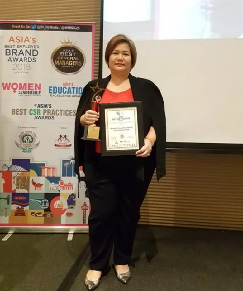 นางสาวช่อฟ้า ยุกตะนันท์ ประธานเจ้าหน้าที่...