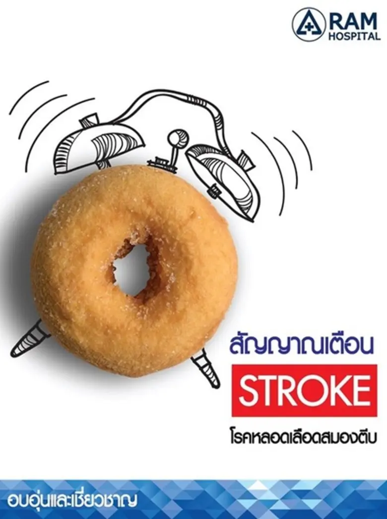 โรคหลอดเลือดสมองเกิดจากเลือดไปเลี้ยงเนื้อ...
