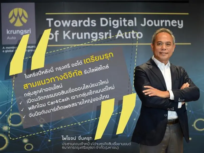 กรุงศรี ออโต้ เผยยอดสินเชื่อใหม่ครึ่งปีแรกโตแข็งแกร่ง 31% รุกกลยุทธ์ดิจิทัล ดันยอดสินเชื่อรวมปี 61 แตะ 378,000 ล้านบาท