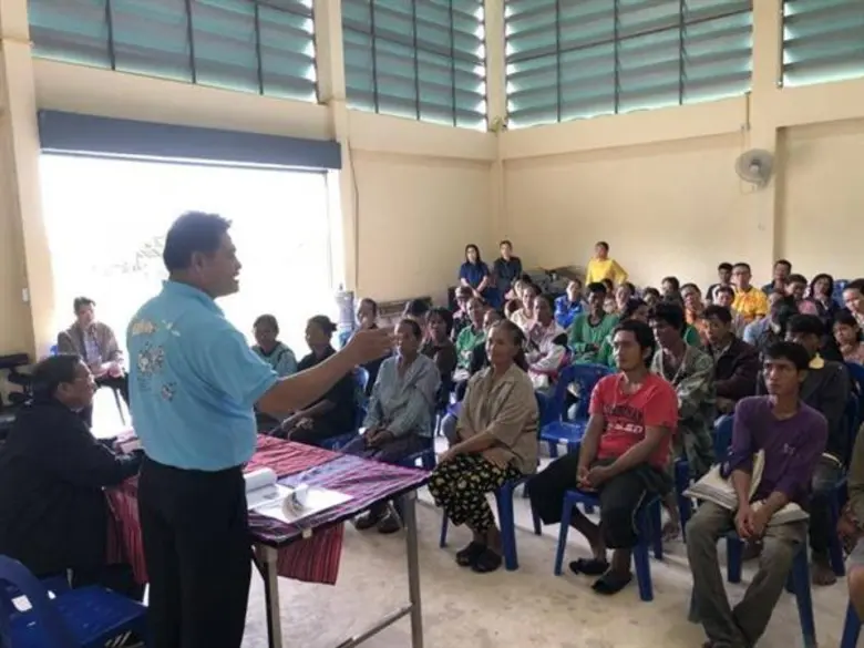 เลขาธิการ ส.ป.ก.ลงพื้นที่ ตรวจติดตามความก้าวหน้าการจัดที่ดินทำกินให้ชุมชน ตามนโยบายรัฐบาล จังหวัดกาฬสินธุ์