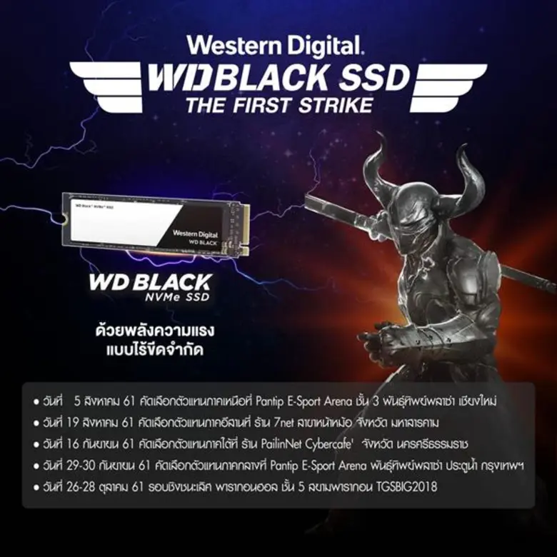 เวสเทิร์น ดิจิตอล เปิดสังเวียนให้เหล่าเซี...