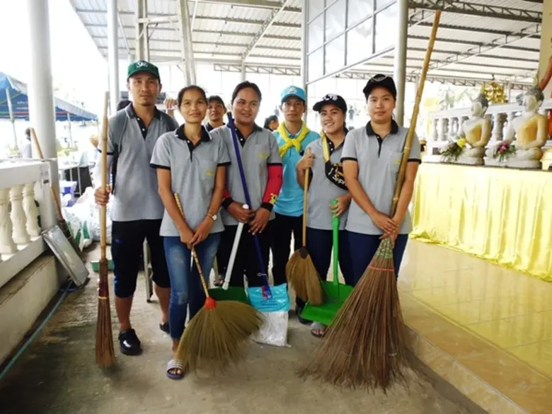 จินดาสมุนไพร ร่วมจิตอาสาทำความดีเพื่อในหลวง