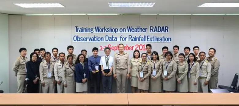 ฝนหลวงฯ จัดอบรมเชิงปฏิบัติการประยุกต์ใช้ข้อมูลเรดาร์ เสริมศักยภาพนักวิจัยและแลกเปลี่ยนประสบการณ์กับผู้เชี่ยวชาญจากต่างประเทศ