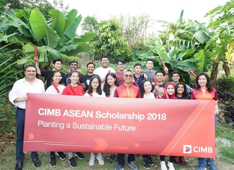 Eighteen CIMB Scholarship recipients from...