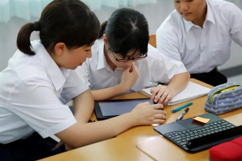 Fujitsu Creates ICT-Based Learning Environment at Schools for Japanese National Children Living in Thailand Will provide tablets and its "Chietama" solution of educational tools