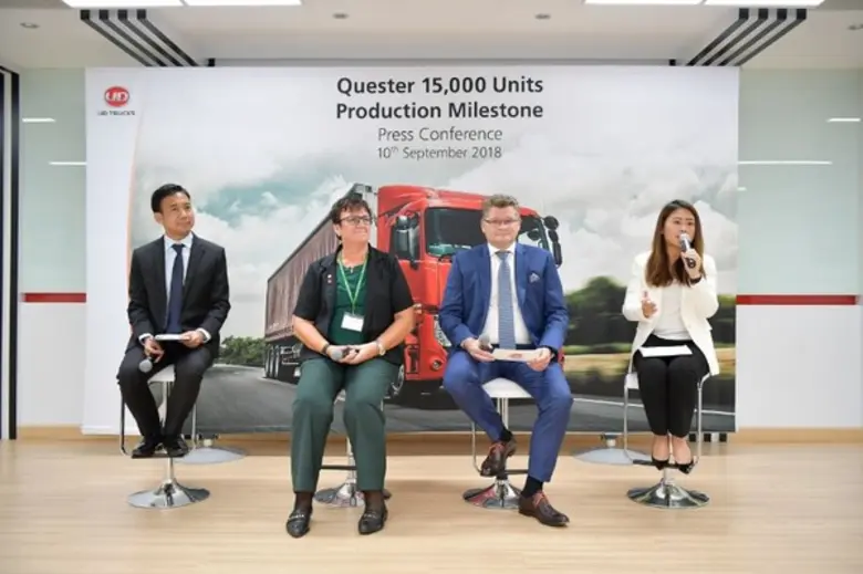 ยูดี ทรัคส์ ฉลองความสำเร็จยอดการผลิตเควสเตอร์ 15,000 คัน	