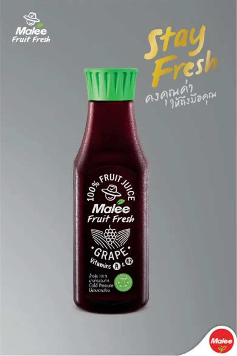 มาลี “ฟรุตเฟรช” น้ำผลไม้100% จากนวัตกรรมการฆ่าเชื้อแบบไม่ใช้ความร้อน เพื่อช่วยคงคุณค่าและรสชาติความสดของผลไม้