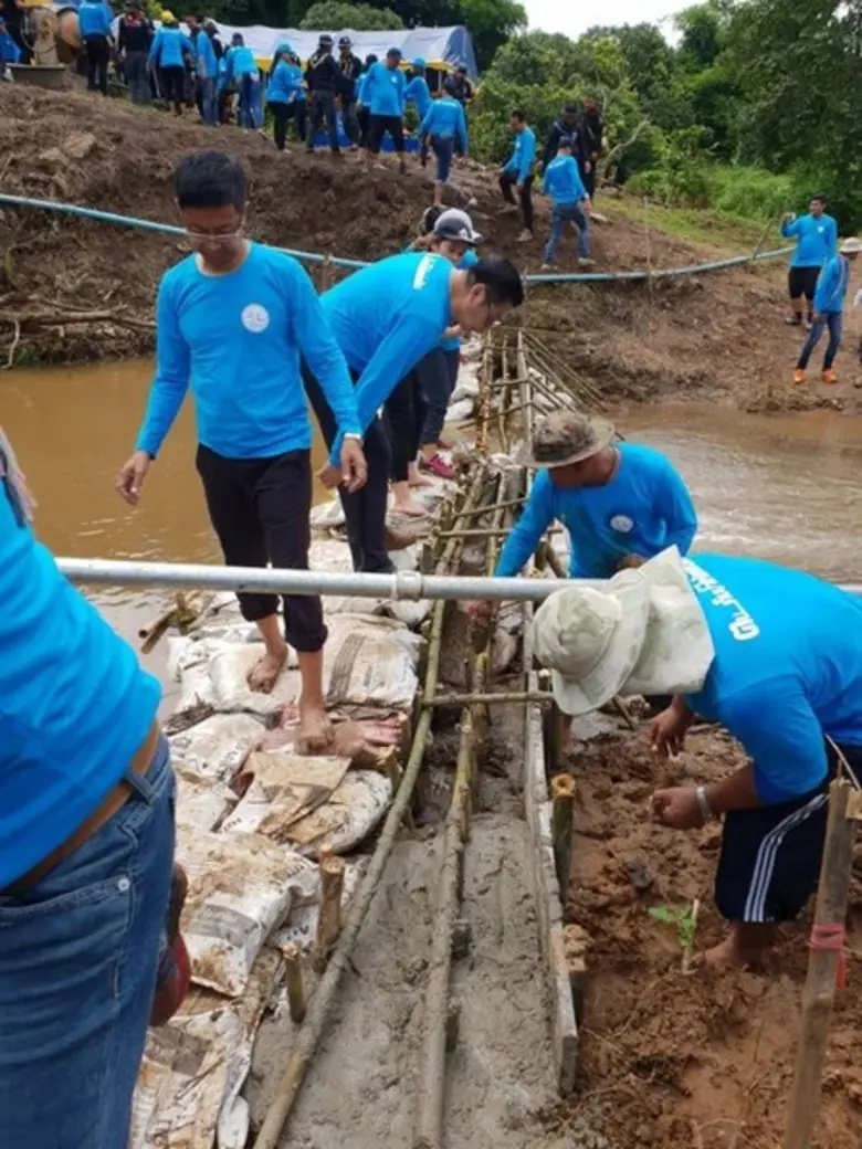 กลุ่มบริษัทเอสซี ร่วมสร้างฝายประชารัฐ ในโครงการ "ฅน...เก็บน้ำให้แผ่นดิน"
