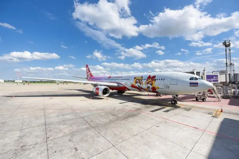แอร์เอเชีย เอ็กซ์ ผสานพลังสวนสนุกยักษ์ใหญ่เกาหลีใต้เปิดตัวเครื่องบินลายใหม่ การ์ตูนมาสคอต “ลอตเต้เวิลด์”