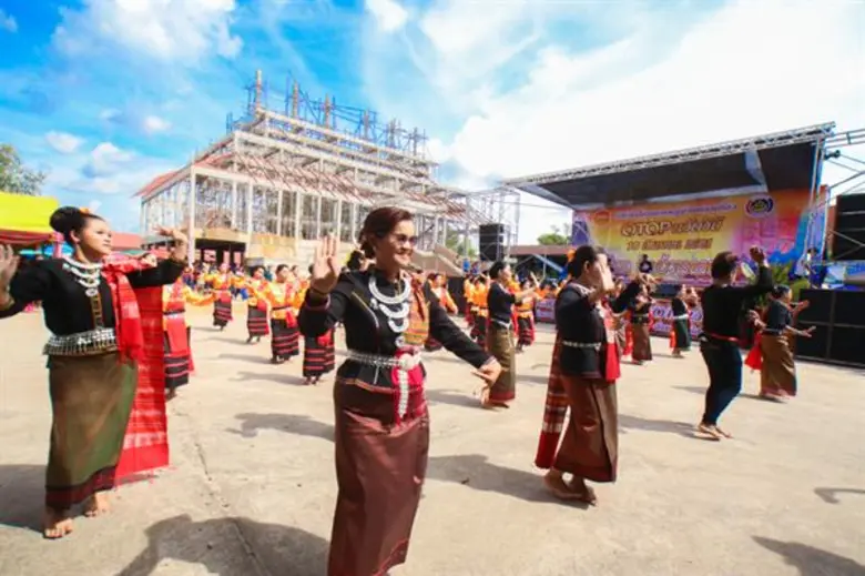 ในงานเปิดบ้าน "OTOP นวัตวิถี บ้านจาน" ณ ว...