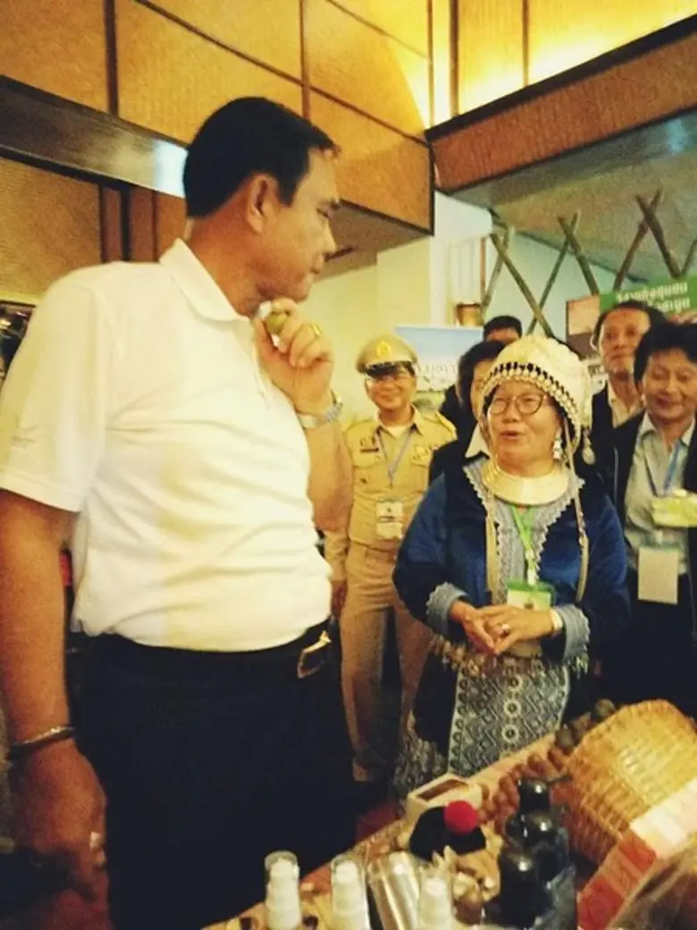 นวัตวิถีเข็กน้อยต้อนรับนายกฯ