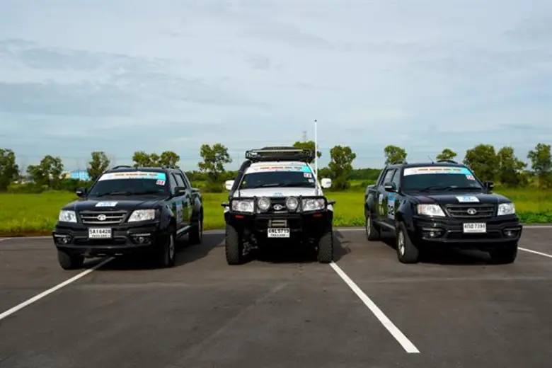 ทาทา มอเตอร์ส ส่งกระบะทาทา เป็นทูตพาณิชย์เปิดเส้นทางส่งเสริมการค้า ไทย-อินเดีย ในคาราวาน “Drive Across Asia 2018”