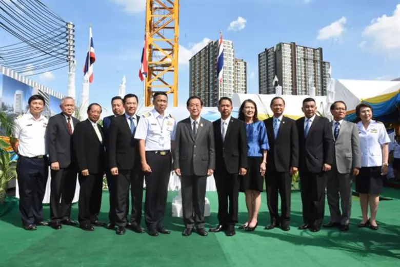 สถาบันการบินพลเรือน จัดพิธีวางศิลาฤกษ์ อาคารเรียนศูนย์พัฒนาบุคลากรด้านการบิน อาคารฝ่ายอำนวยการ และสิ่งก่อสร้างประกอบพร้อมครุภัณฑ์ (อาคาร18ชั้น)