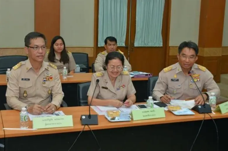 เลขาธิการ ส.ป.ก. สักการะสิ่งศักดิ์สิทธิ์ ประจำสำนักงานการปฏิรูปที่ดินเพื่อเกษตรกรรม ในโอกาสเข้ารับตำแหน่ง เลขาธิการ ส.ป.ก. คนใหม่ (ลำดับที่ 20)