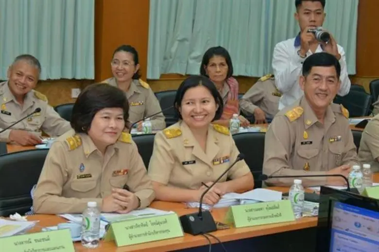 เลขาธิการ ส.ป.ก. สักการะสิ่งศักดิ์สิทธิ์ ประจำสำนักงานการปฏิรูปที่ดินเพื่อเกษตรกรรม ในโอกาสเข้ารับตำแหน่ง เลขาธิการ ส.ป.ก. คนใหม่ (ลำดับที่ 20)