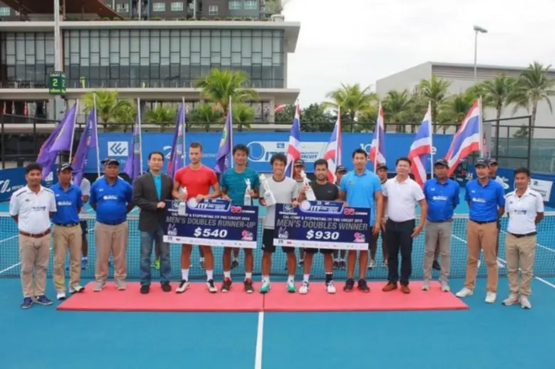 ขอแสดงความยินดีกับ ผู้ชนะการแข่งขันเทนนิสอาชีพประเภทชายเดี่ยวและชายคู่ อาทิตย์ที่ 2 ที่ ทรูอารีน่าหัวหิน