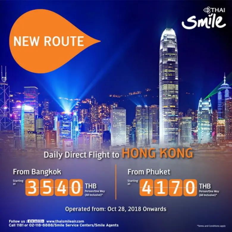 THAI Smile continues to expand its intern...