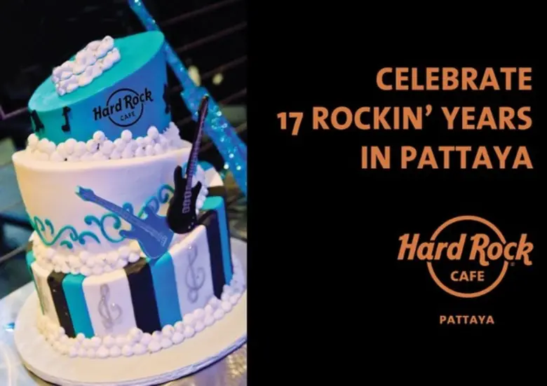 ฮาร์ดร็อคคาเฟ่พัทยาชวนคุณมาร่วมฉลองวันเกิ...