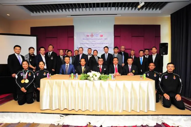 การลงนามบันทึกข้อตกลงระหว่างสมาคมกีฬาทางอากาศและการบินแห่งสาธารณรัฐประชาชนจีน ร่วมกับ สมาคมกีฬาทางอากาศและการบินแห่งประเทศไทย ในพระบรมราชูปถัมภ์