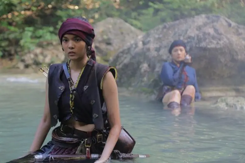 “วิว-จิ๊บ” บู๊แหลกกลางน้ำตกเอราวัณ ใน “ตำนานสมเด็จพระนเรศวรมหาราช เดอะซีรีส์2”