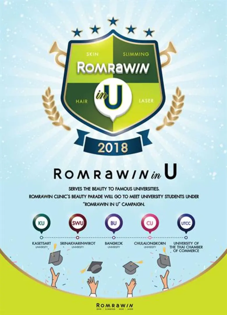 รมย์รวินท์คลินิก เดินสาย 5 มหาวิทยาลัยดัง เผยเคล็ดลับ 7 ตำราหน้าเรียว ชวนวัยใสอวดผิวสวย