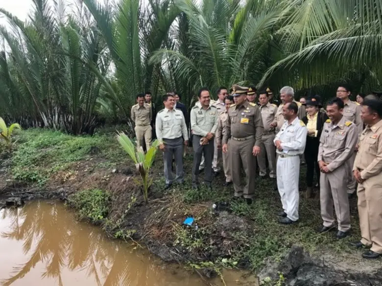 พลเอก กัมปนาท รุดดิษฐ์ องคมนตรี ติดตามการดำเนินงานโครงการอันเนื่องมาจากพระราชดำริ ในเขตพื้นที่จังหวัดนครศรีธรรมราช