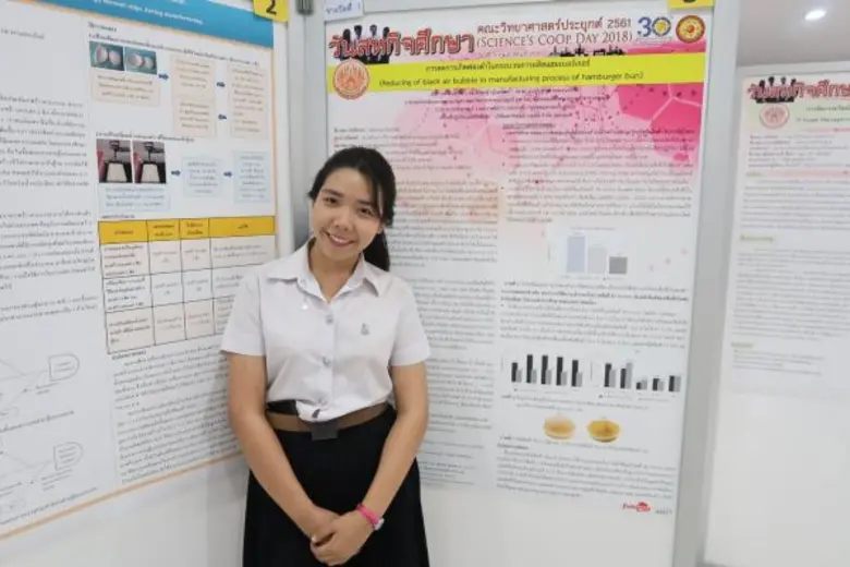 "การลดการเกิดฟองดำในกระบวนการผลิตแฮมเบอร์...