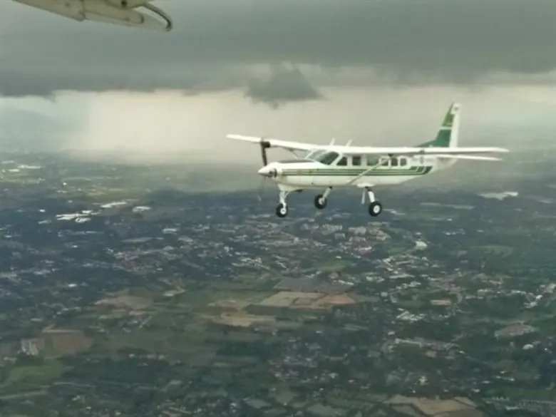 กรมฝนหลวงและการบินเกษตร ปฏิบัติการฝนหลวงช...