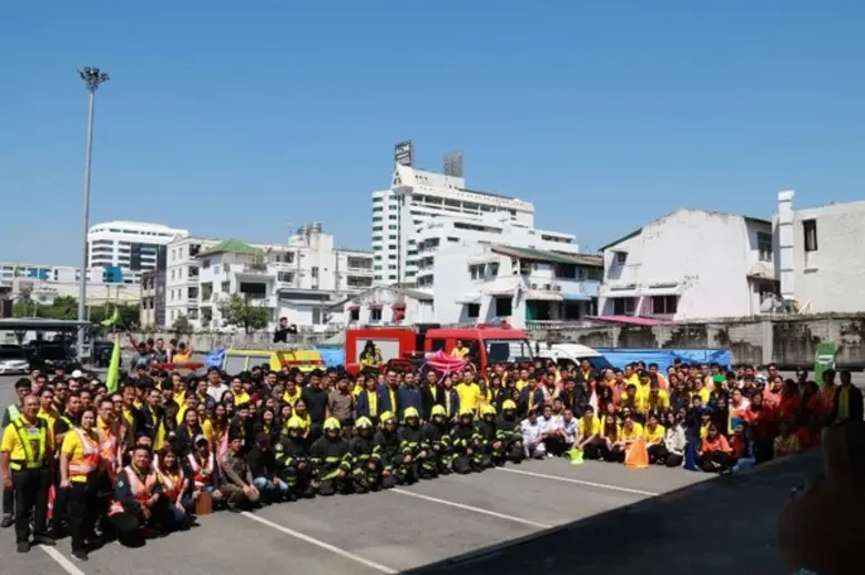 แอร์พอร์ต เรล ลิงก์ ฝึกซ้อมดับเพลิงขั้นต้น และอพยพหนีไฟประจำปี 2561	