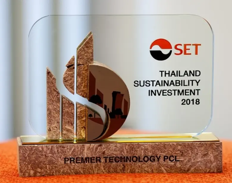 PT ติดรายชื่อหุ้นยั่งยืนประจำปี 2561	