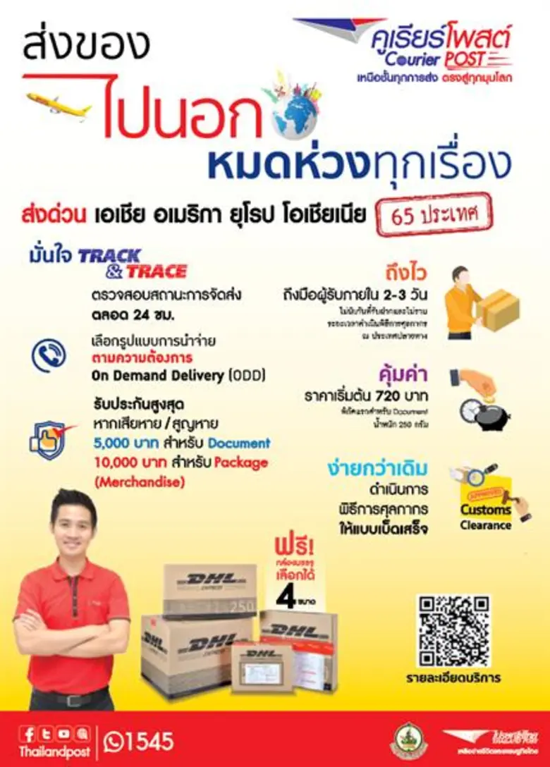 บริษัท ไปรษณีย์ไทย จำกัด (ปณท) รุกเพิ่มจุ...