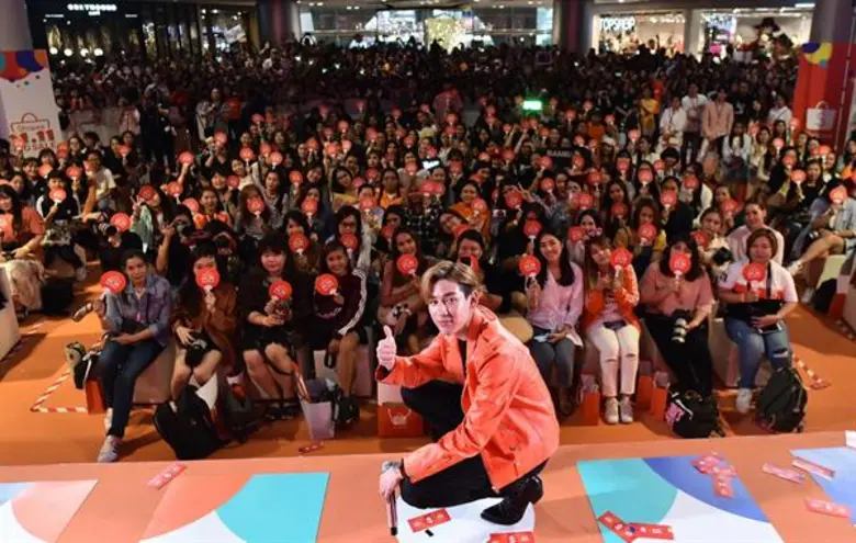กรี๊ดสนั่น! แบมแบม GOT7 บินตรงมาละลายหัวใจสาวไทยในงาน “Shopee x Bambam Fanmeet”