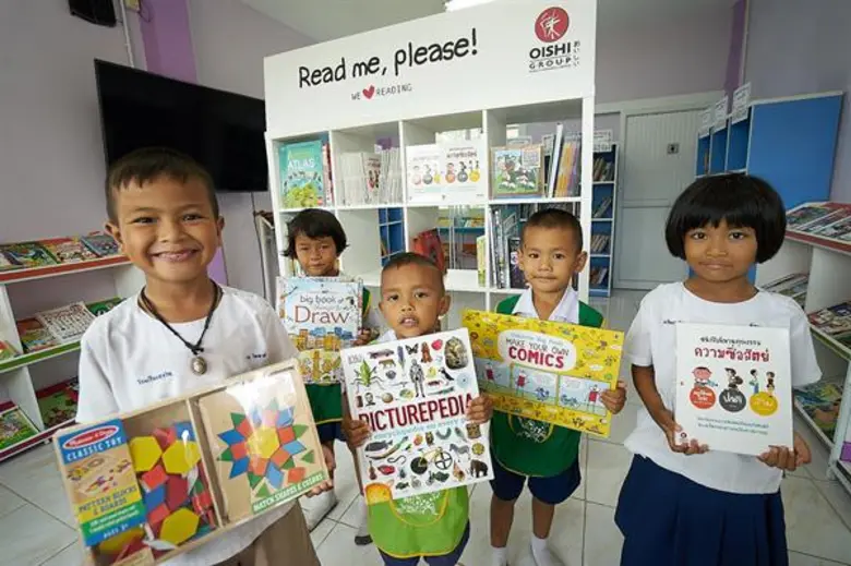 “อิ่มจัง” โออิชิ มอบความรู้ควบคู่ความอิ่ม อร่อย ลงพื้นจัดกิจกรรมที่โรงเรียนในเขตโรงงาน