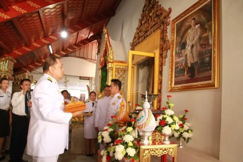 บมจ.ทีโอที ถวายผ้าพระกฐินพระราชทาน ประจำปี 2561 ณ วัดเพชรสมุทรวรวิหาร จ.สมุทรสงคราม