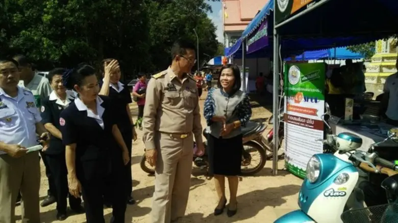 สนพ.อำนาจเจริญ ออกหน่วยบริการคลินิกผลิตภาพแรงงานสัญจร ครั้งที่ 2/2562