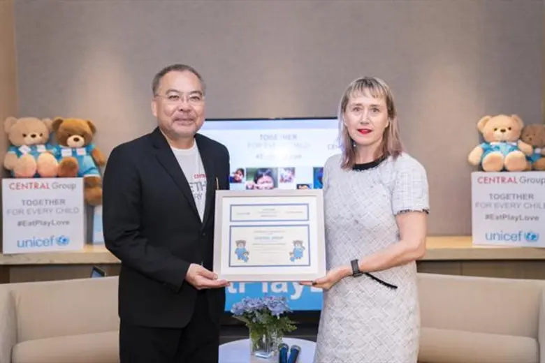 “กลุ่มเซ็นทรัล” และ “ยูนิเซฟ” ร่วมแถลงความสำเร็จของแคมเปญ #EatPlayLove “กินให้เป็น เล่นให้สุด ไม่หยุดรัก” พร้อมเดินหน้าพัฒนาคุณภาพชีวิตเด็กในปี 2562