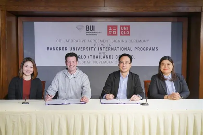 ยูนิโคล่ และ หลักสูตรนานาชาติ มหาวิทยาลัยกรุงเทพ ลงนามบันทึกข้อตกลงความร่วมมือโครงการฝึกประสบการณ์วิชาชีพสำหรับนักศึกษามหาวิทยาลัย